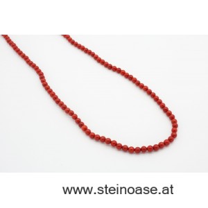 Kette Koralle rot 3mm